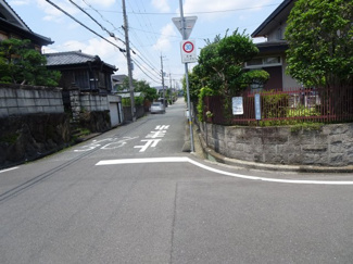 【前面道路含む現地写真】 | 川西市大和東1丁目91の17　建築条件無土地