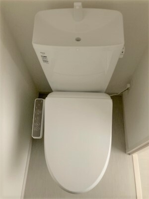 グレイス幕張Ⅱのトイレ|シンプルで使いやすいトイレです