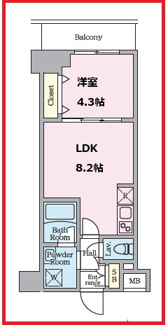 【間取り】 | アイル　グランデ東京亀有