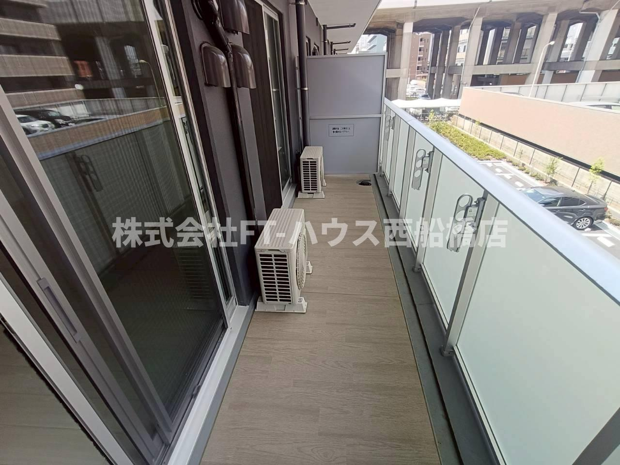 カスタリア西船橋Ⅱのバルコニー