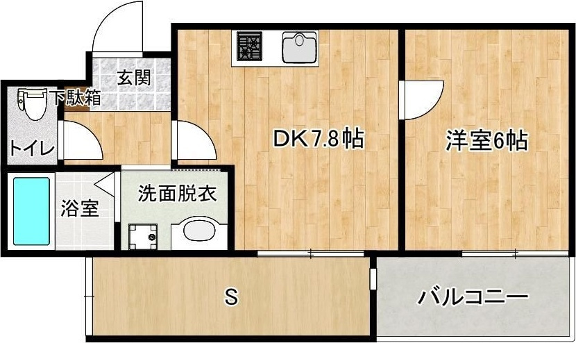 セブン熊大前の間取り