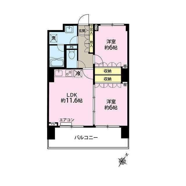ベェルヴェル稲城の間取り