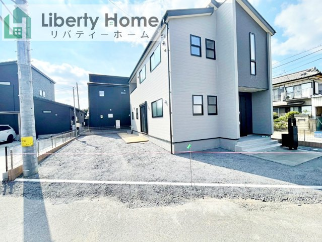 第1石岡市石岡　新築戸建の駐車場