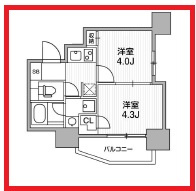 【間取り】 | ラヴィエール三ノ輪