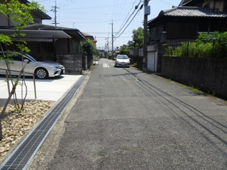 【前面道路含む現地写真】 | 川西市大和東1丁目91の18　建築条件無土地