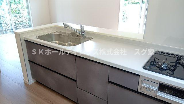 高槻市大和２丁目新築戸建て住宅のキッチン