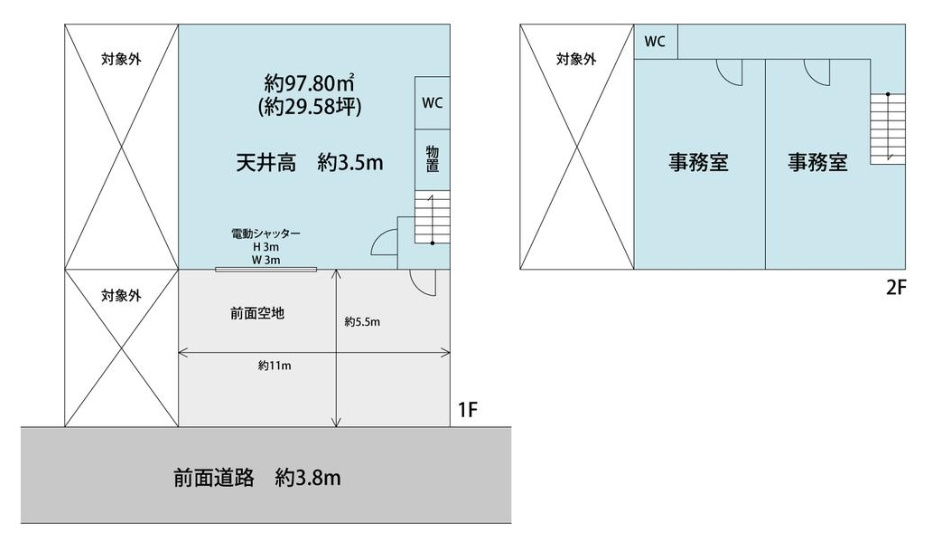 大今里１丁目事務所の間取り