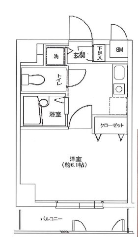 エクセリア池袋の間取り|間取りです。