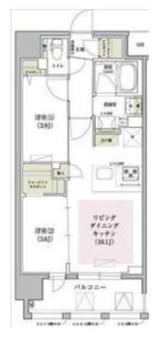 【間取り】 | アーバネックス大阪天満宮Ⅱ
