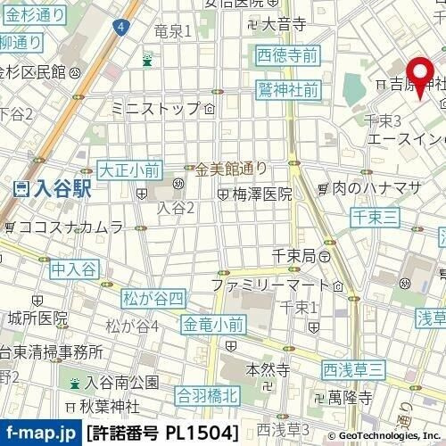 ダイアパレス浅草第二のその他|周辺地図