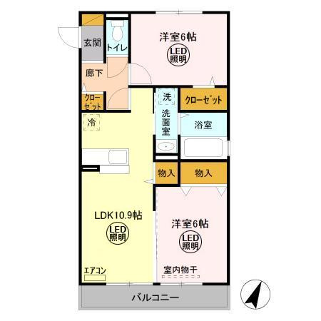 レジデンス・ＦＵＪＩの間取り|間取図