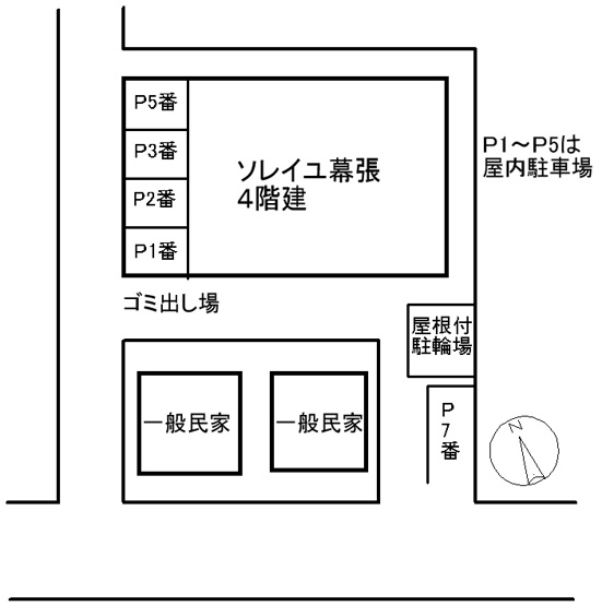 【区画図】 | ソレイユ幕張・駐車場
