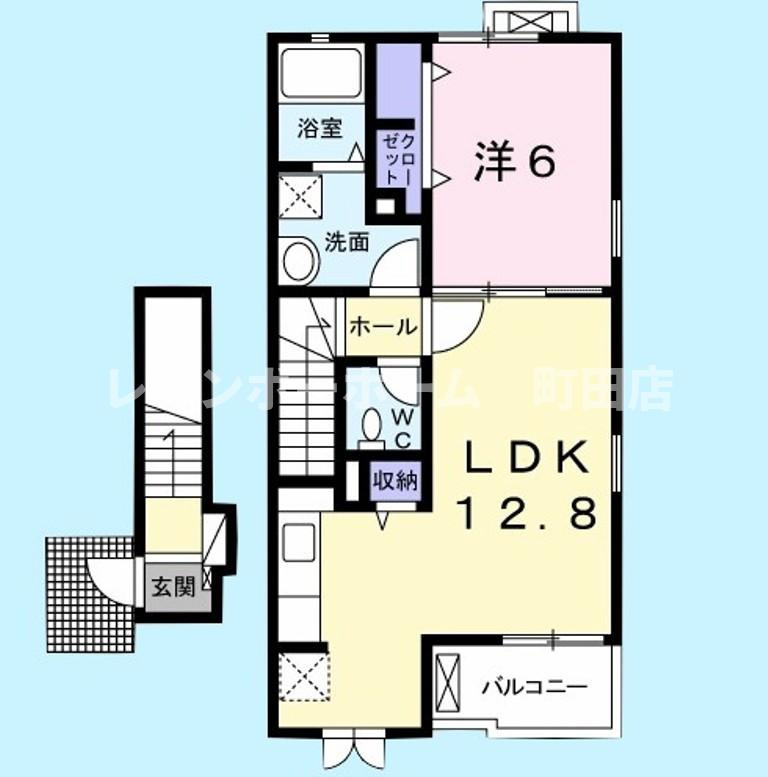 ドルフィン　Ａ※初期費用分割後払いサービス利用可能物件の間取り