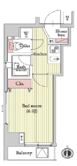 プラチナコート三軒茶屋の間取り