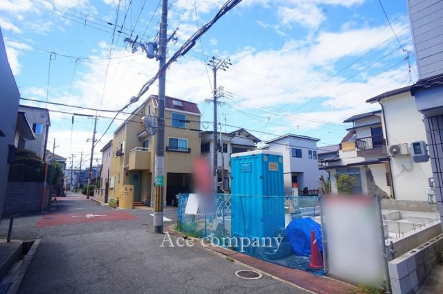 【前面道路含む現地写真】 | 八尾市堤町2丁目 | 【前面道路：東側幅員4.5ｍ】