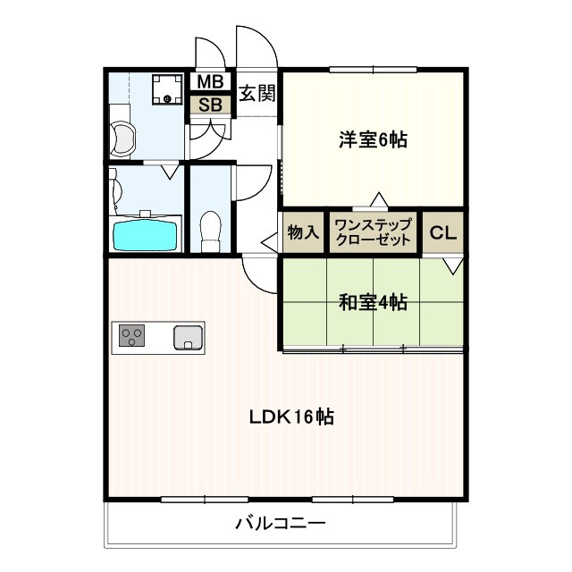 カーサ・イマキタ・ステラの間取り