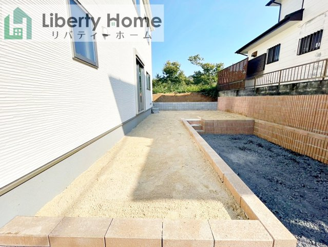 第4石岡市山崎　新築戸建の庭