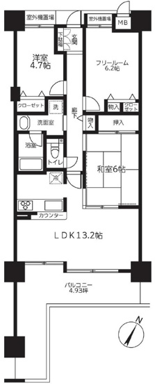 【間取り】 | ピュアハイツ垂水潮見が丘