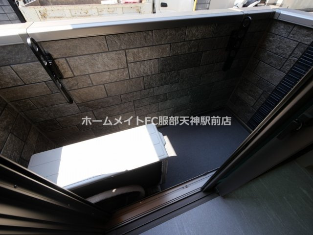 ベリッシモ蛍池のバルコニー