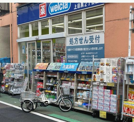 テラスすわやまの周辺|ウエルシア上目黒２丁目店まで530m