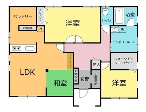 【中古戸建】太田市新田上田中町の間取り|■間取り図｜敷地面積：315.22㎡（約95.35坪）建物面積：113.45㎡（約34.31坪）