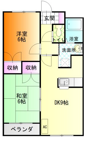 アルペンローザの間取り