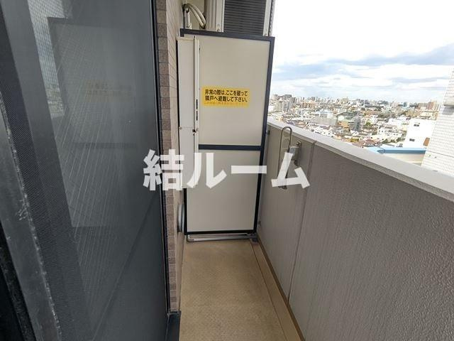 文京区大塚３丁目の賃貸マンションのバルコニー