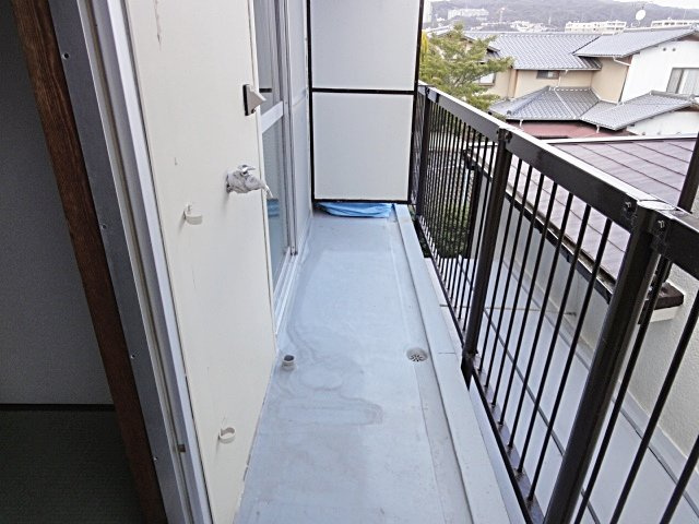 宝塚コーポのバルコニー