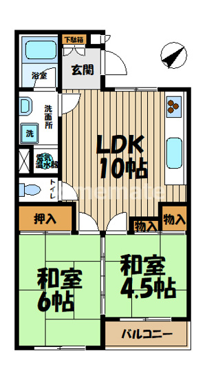 【間取り】 | クリタハイツ