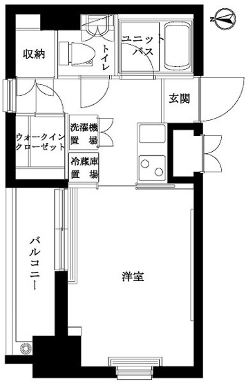 【間取り】 | ルーブル蒲田弐番館