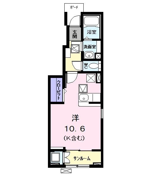 ルミエール明野の間取り