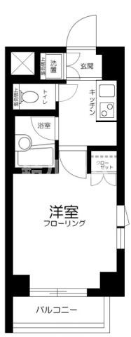 中野区鷺宮４丁目の賃貸マンションの間取り
