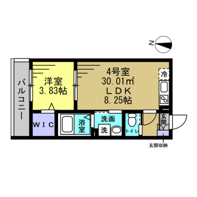 松戸市樋野口のアパートの間取り
