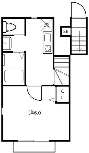 ベレガンス津田沼Ⅱの間取り