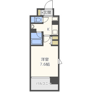 ジュネーゼグラン心斎橋東の間取り|ジュネーゼグラン心斎橋東　間取り