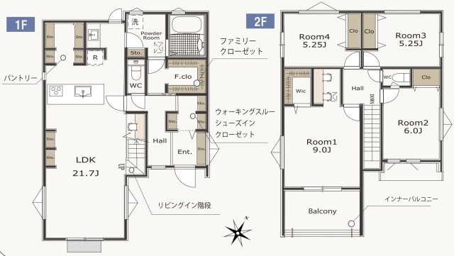 【間取り】 | 4LDKはリビングダイニングキッチンと4つの居室がある間取りで、大家族や二世帯住宅に最適。広々としたリビングで家族団らんを楽しみ、個室でプライベートな時間も確保でき、快適な生活を送ることができますよ。