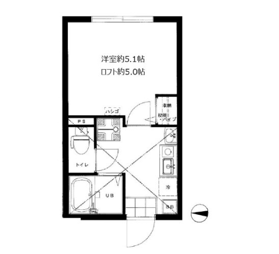 リーヴェルポート四ツ木Ａｘｉｓの間取り