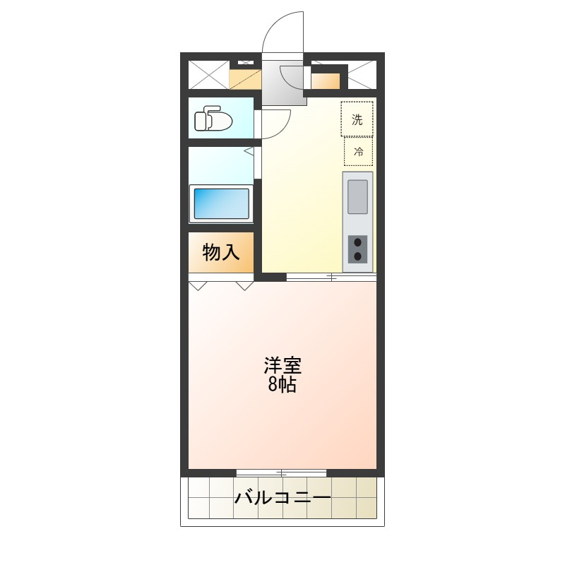 ラ・フランスマンション本町の間取り