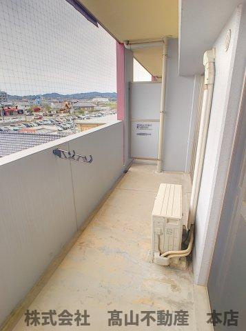 宗像市稲元３丁目の賃貸マンションのバルコニー