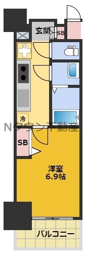 【間取り】 | ディアレイシャス名古屋ステーション | 間取りです