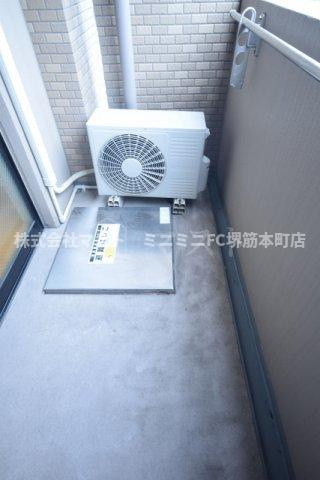 パウゼ東天満のバルコニー