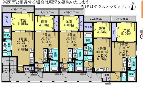 【間取り】 | 特典：仲介手数料が無料です!!