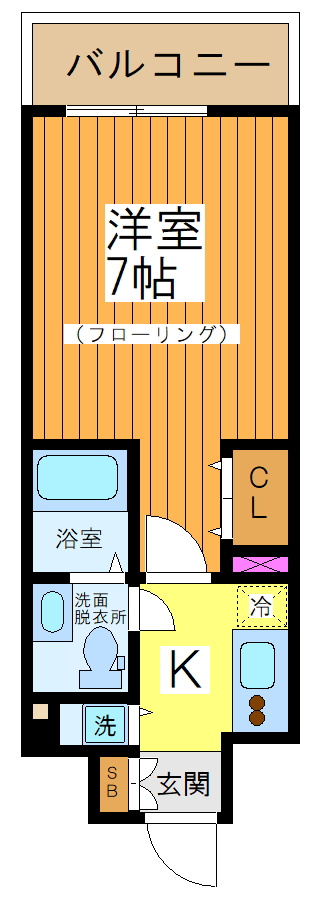 ドゥーエ学芸大学Ⅱの間取り