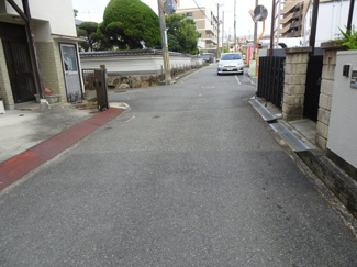 【前面道路含む現地写真】 | 川西市東畦野3丁目14の18　建築条件無土地