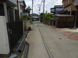 【前面道路含む現地写真】 | 川西市東畦野3丁目14の18　建築条件無土地