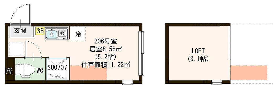 グランディール久我山の間取り