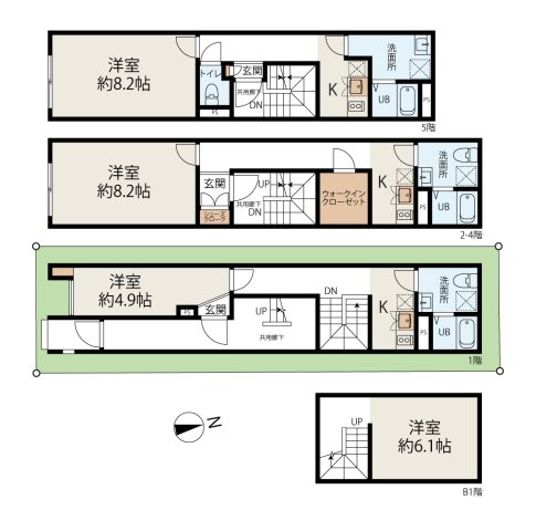 Domani 目黒本町の間取り