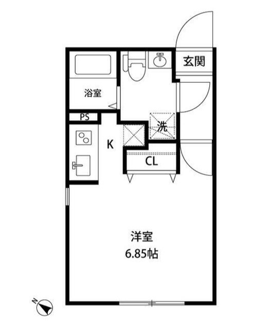 ZESTY幡ヶ谷の間取り