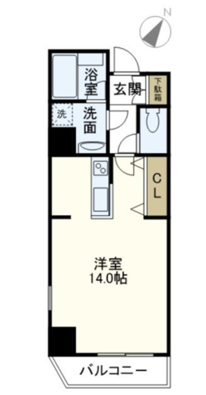 【間取り】 | 戸塚駅徒歩2分のワンルーム！