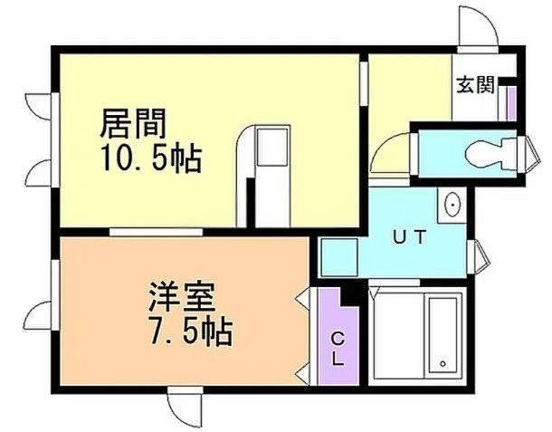 北海道釧路郡釧路町1棟アパート の間取り